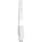 Ekena Millwork Ericson Architectural Grade PVC Gable Bracket, 72"W x 21"H x 2"D x 6"F, 7/12 Pitch GBP072X21X0206ERI00 - alternate 5